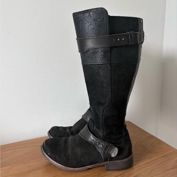 UGG 1007671 Black Dayle Tall Boots Size 8 - Picture 2 of 12
